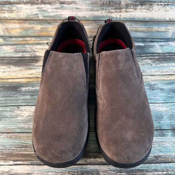 Eddie Bauer Mens Rodgers Loafer Size 10 Brown Suede Slip On Moccasin Casual Shoe main image 3